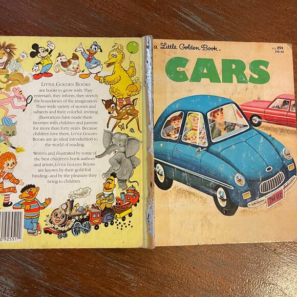 A Little Golden Book Collectible Kids 08 Books Mix Cars Fire Engine Trucks - Picture 6 of 6